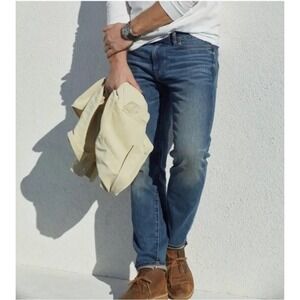 Outerknown Ambassador Slim Fit Jeans Worn Indigo Stretch NWT 31x34 Organic Denim